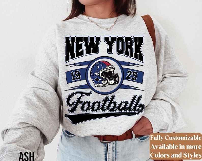 Vintage New York Football adults sweatshirt style 03