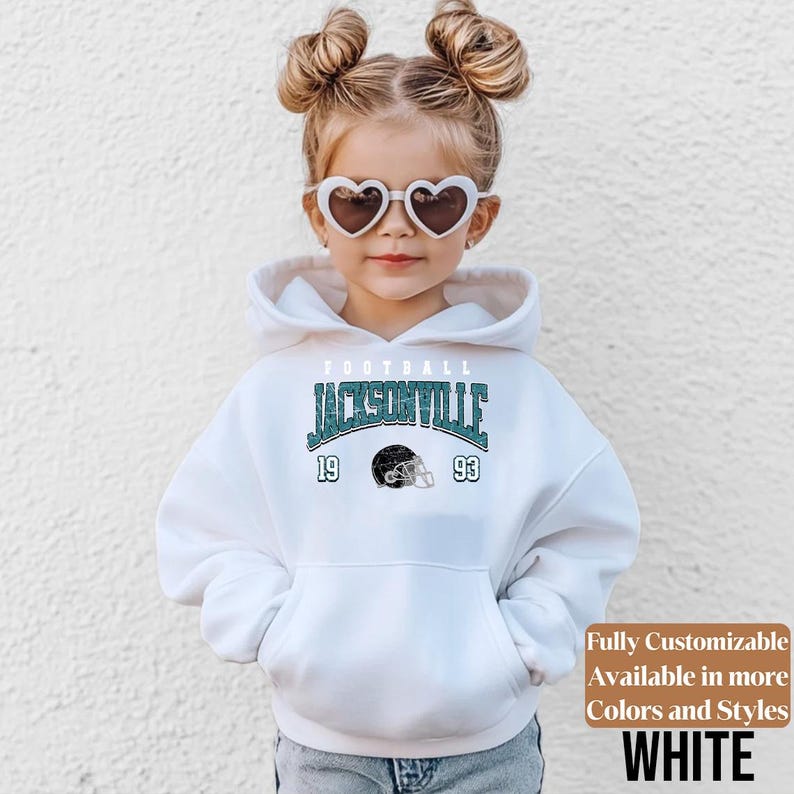 Jacksonville Kids Vintage Sweatshirt Style 04