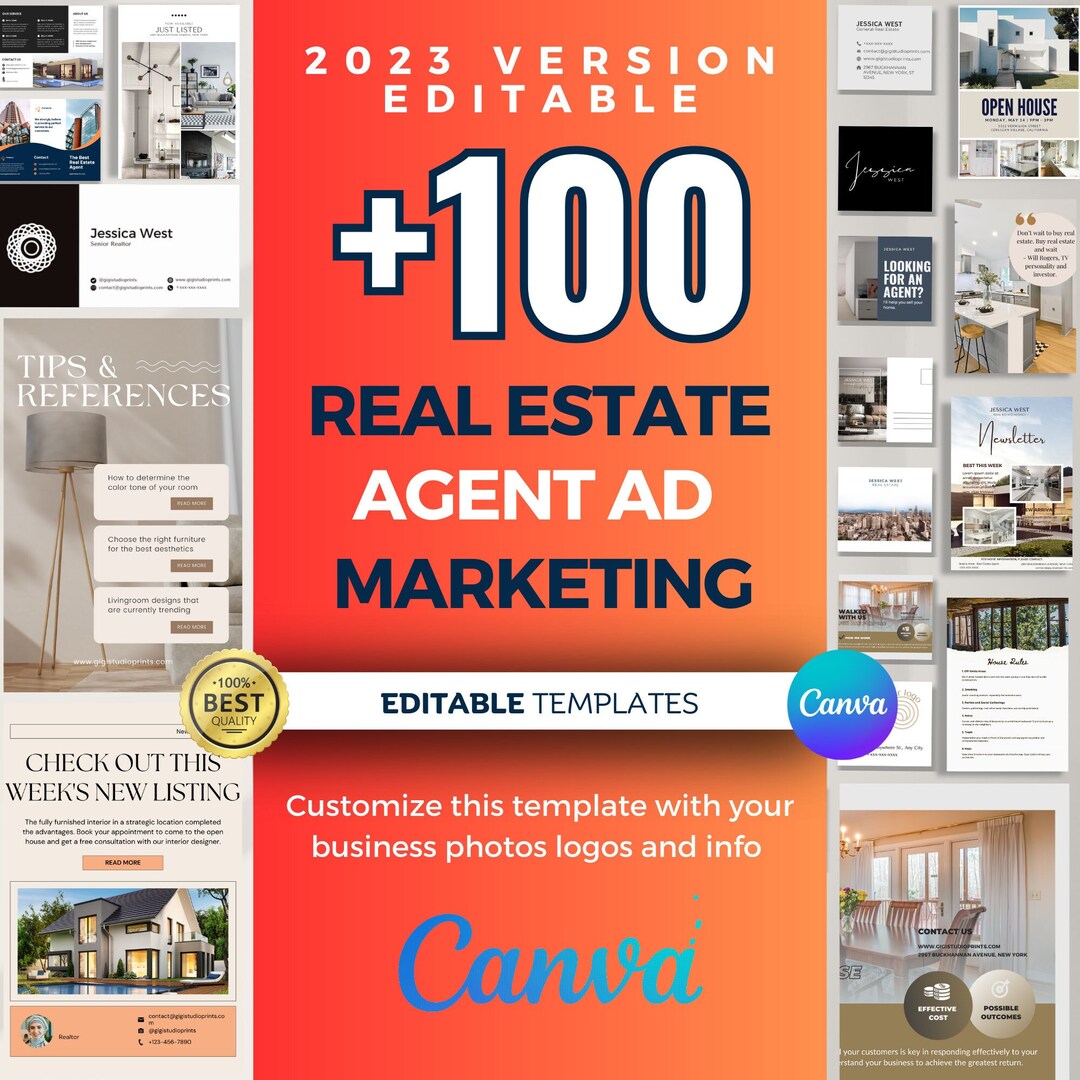 Real Estate Agent AD Real Estate Marketing the Agent AD Kit Real Estate