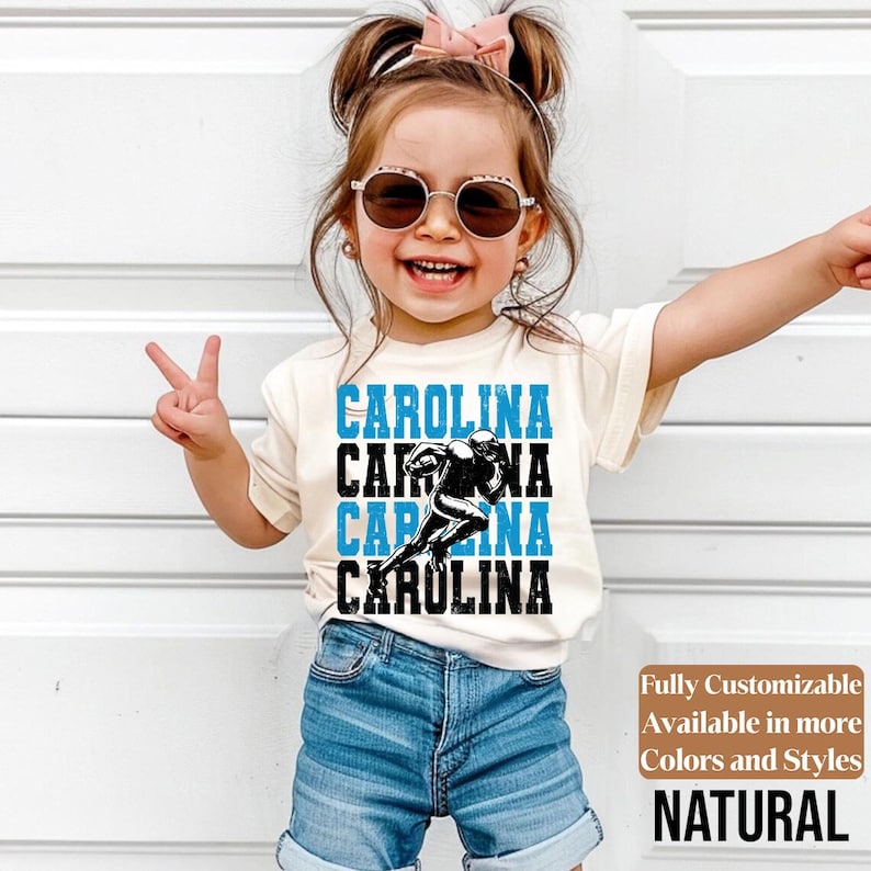Carolina kids football shirt style 15