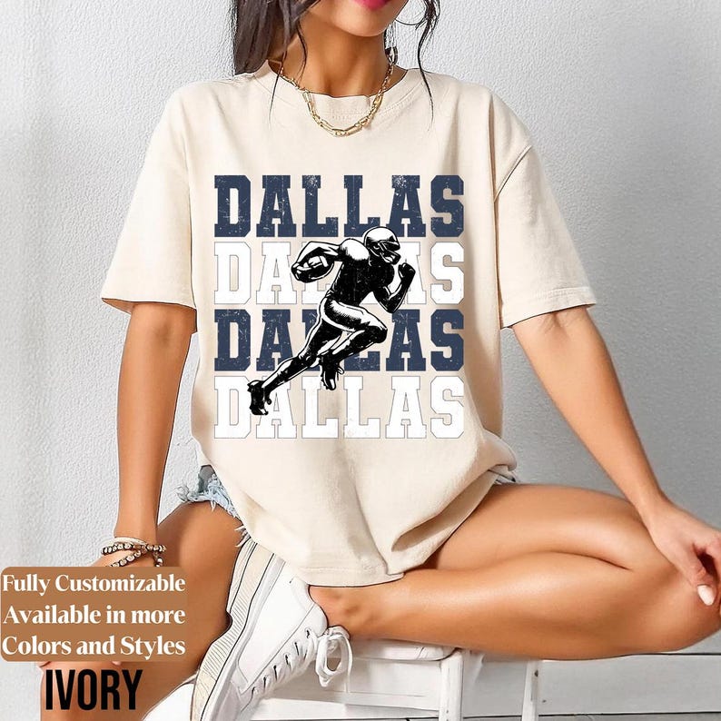 Comfort Colors Dallas Football Shirt Style 06