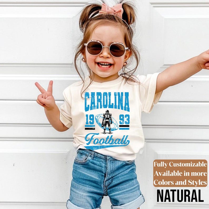 Carolina kids football shirt style 3