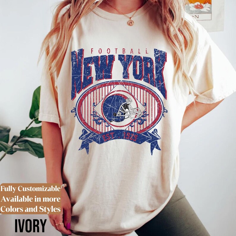 Comfort Colors Vintage New York Football adults shirt style 05
