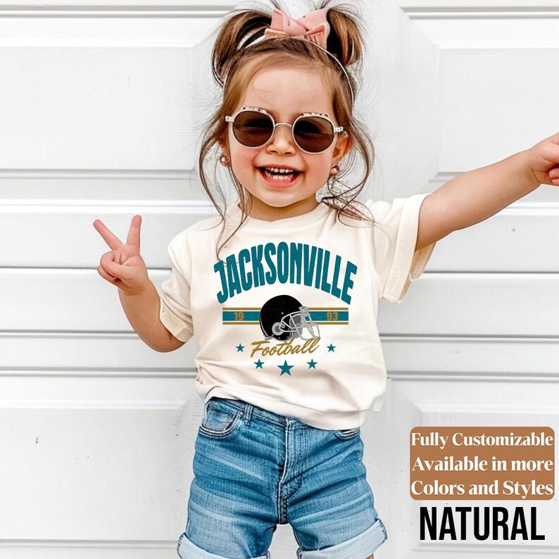 Jacksonville Kids Football Shirt Style 04
