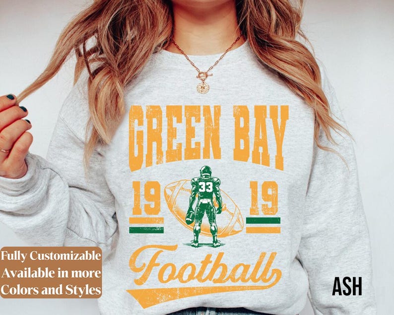 Vintage Green Bay Football Sweatshirt Style 01