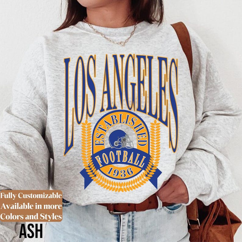 Vintage Los Angeles Football Sweatshirt · Style 05