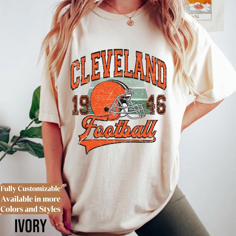 Comfort Colors Vintage Cleveland adults shirt style 08