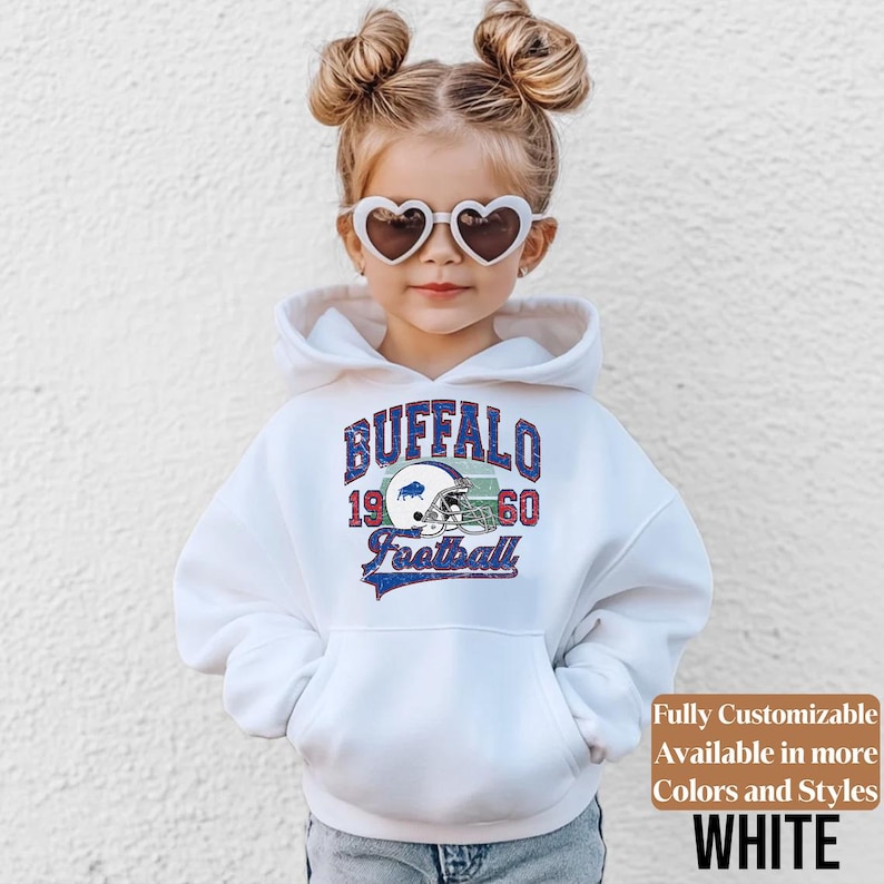 Buffalo Football vintage kids sweatshirt style 2