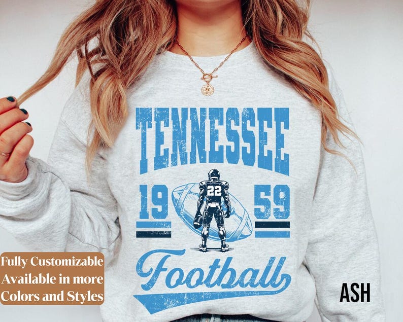 Vintage Tennessee Football adults sweatshirt style 01
