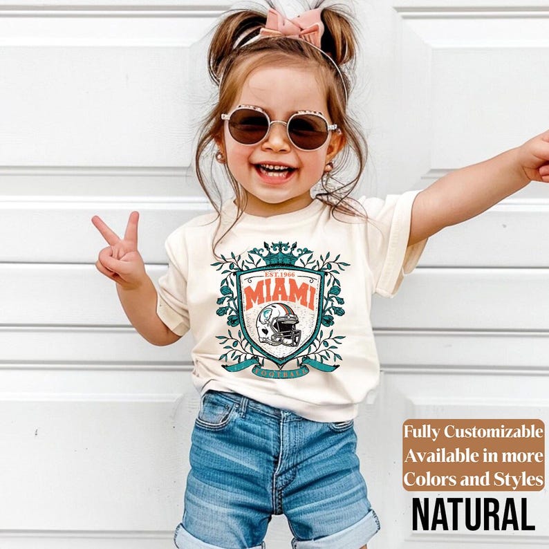Miami Vintage Kids Toddler T-Shirt · Style 01