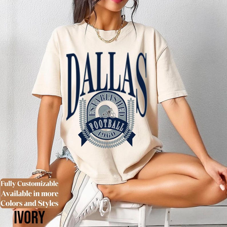 Comfort Colors Dallas Football Shirt Style 04