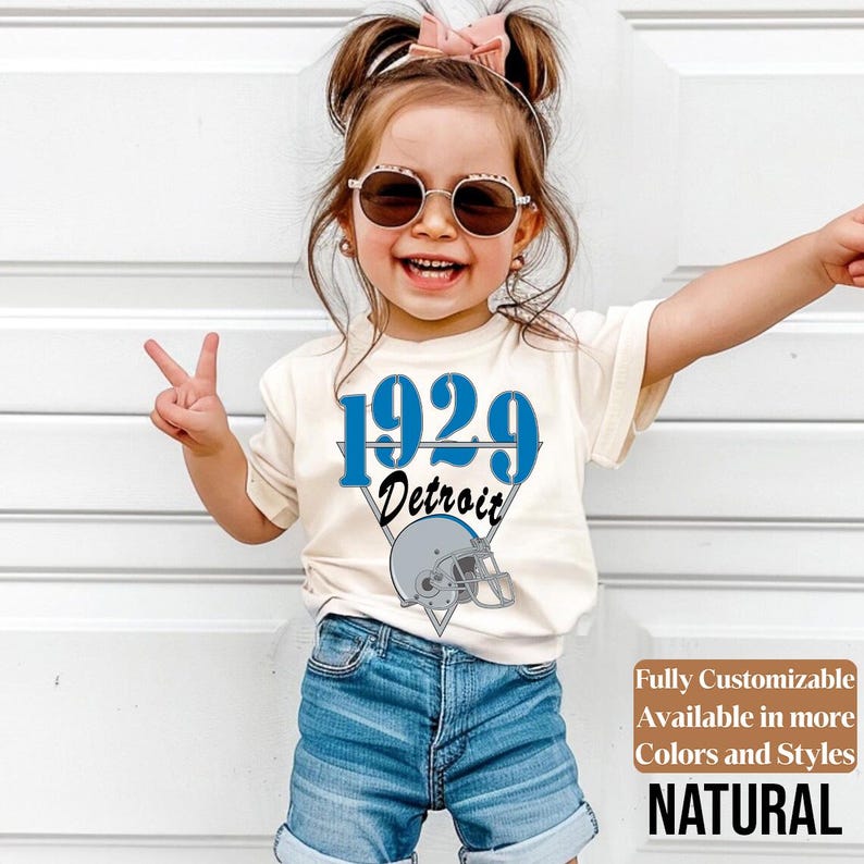 Detroit Kids Vintage Tee Style 08