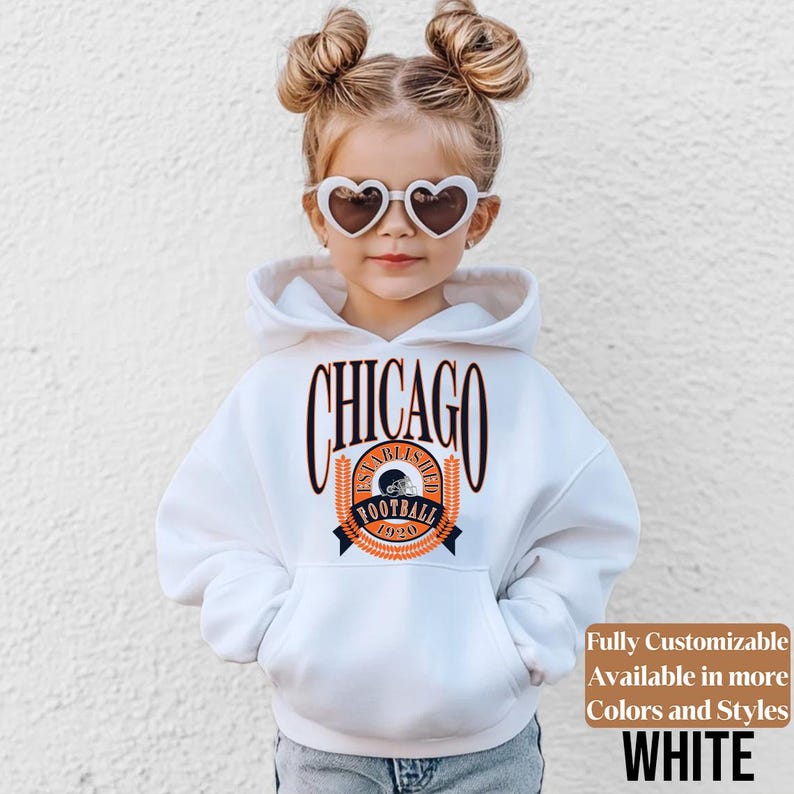 Chicago Football kids sweatshirt style 05
