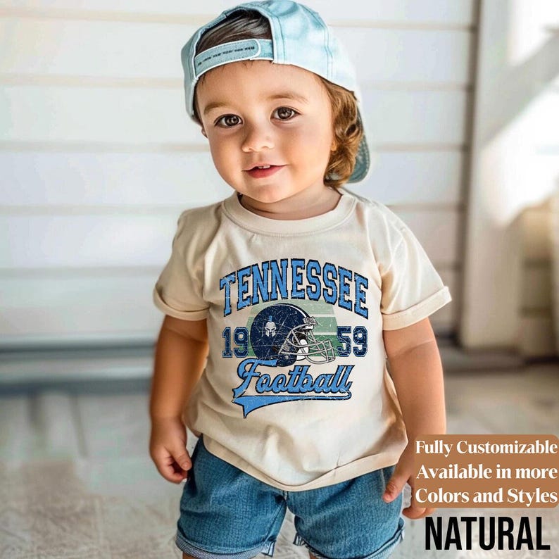 Tennessee kids football shirt style 05