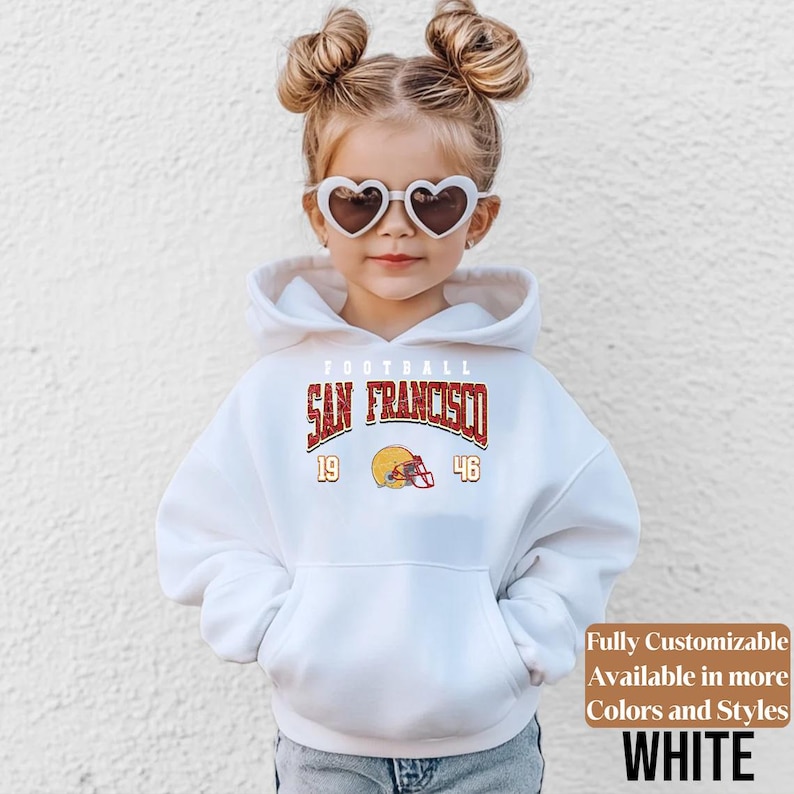 San Francisco Football kids sweatshirt style 04
