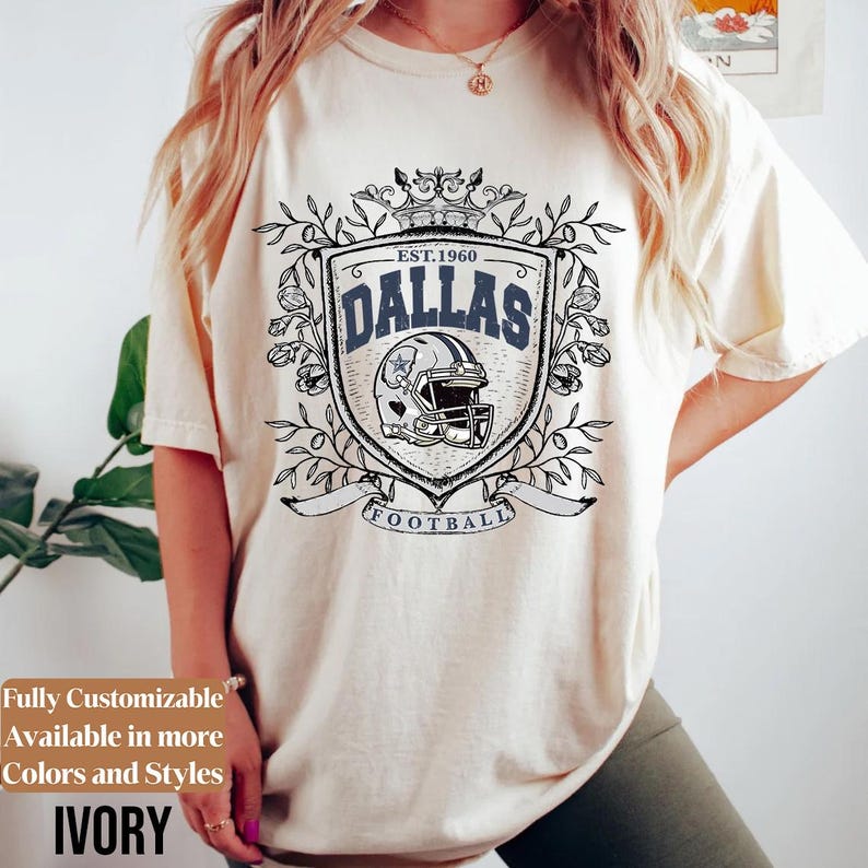 Comfort Colors Dallas Football Shirt Style 01