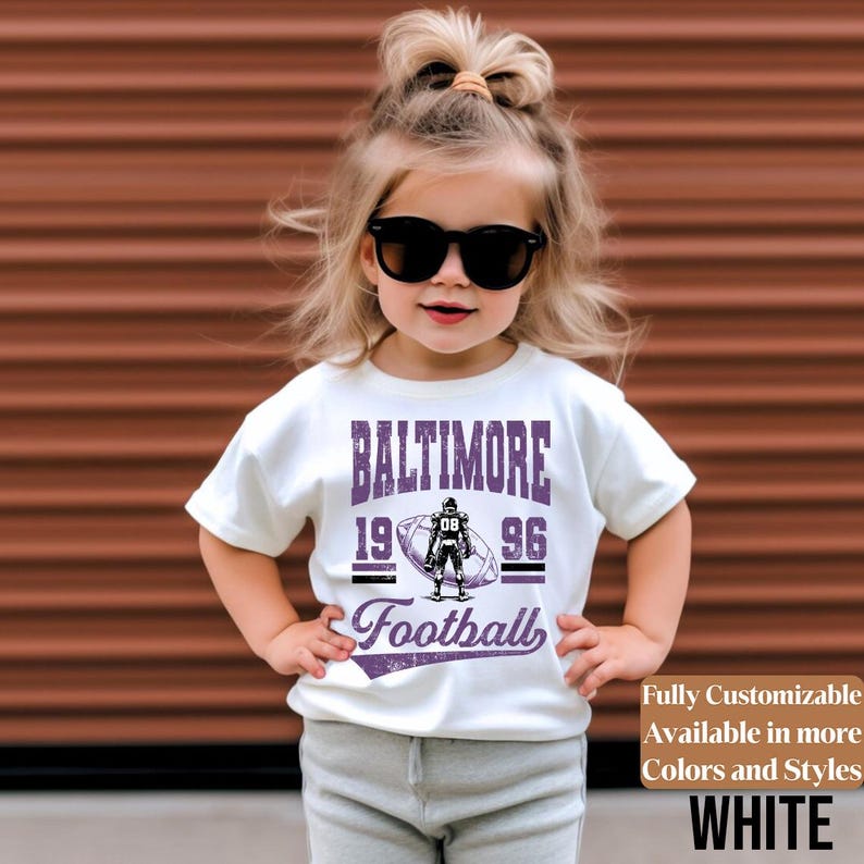 Baltimore kids football shirt style 16