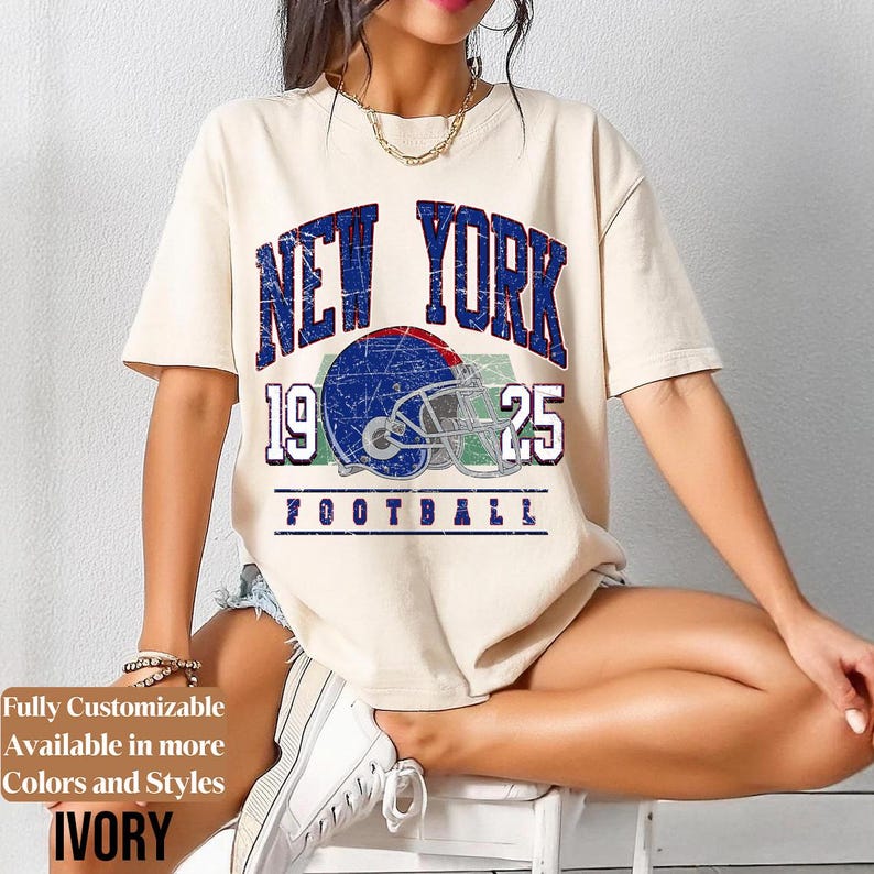 Comfort Colors Vintage New York Football adults shirt style 07