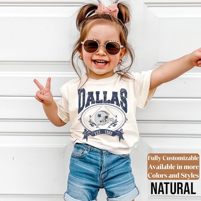 Dallas Kids Vintage Tee Style 04
