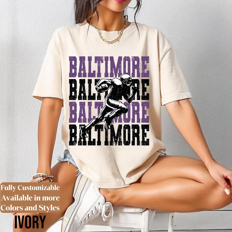 Comfort Colors Vintage Baltimore adults shirt style 12