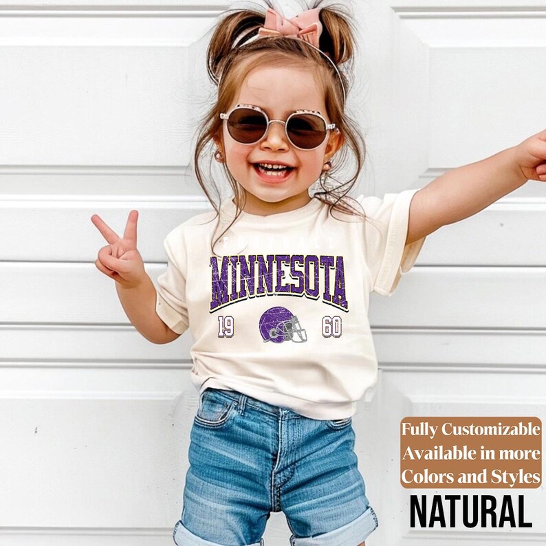 Minnesota Vintage Kids Toddler T-Shirt · Style 10
