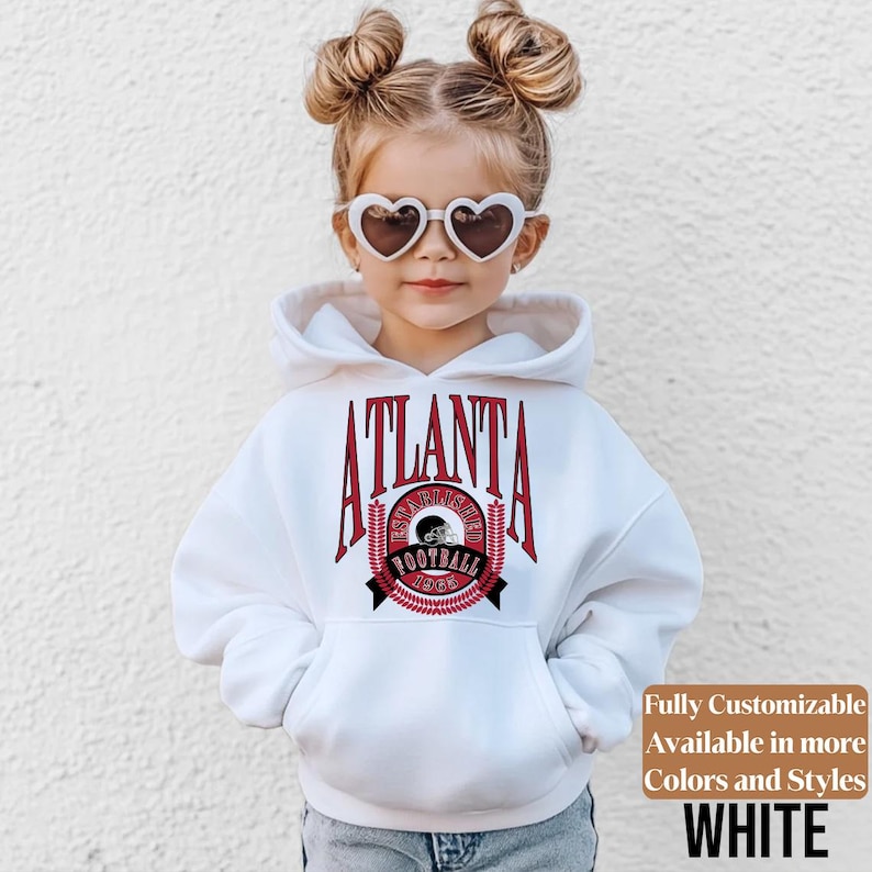 Atlanta Football vintage kids sweatshirt style 8