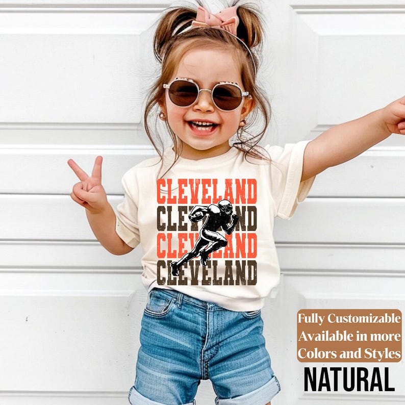 Cleveland kids football shirt style 15