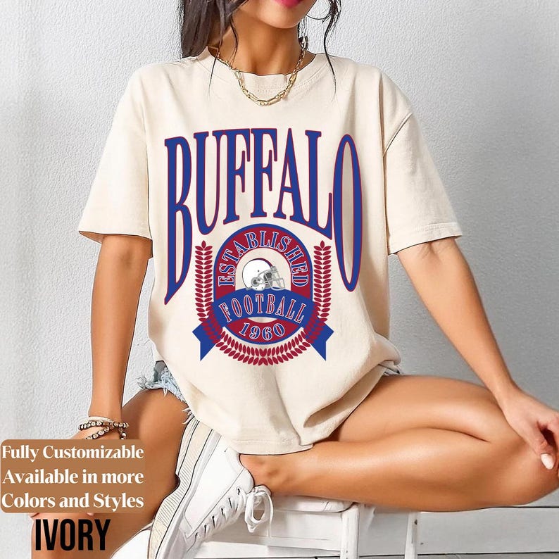 Comfort Colors Vintage Buffalo adults shirt style 9