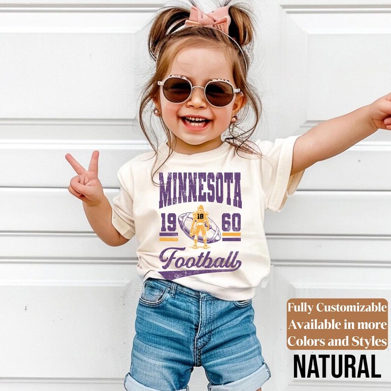 Minnesota Vintage Kids Toddler T-Shirt · Style 03