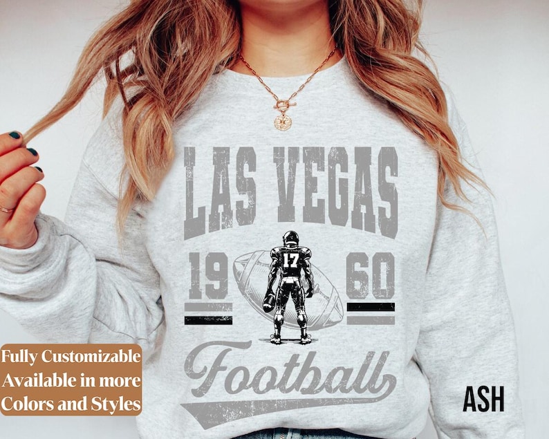 Vintage Las Vegas Football Sweatshirt · Style 01