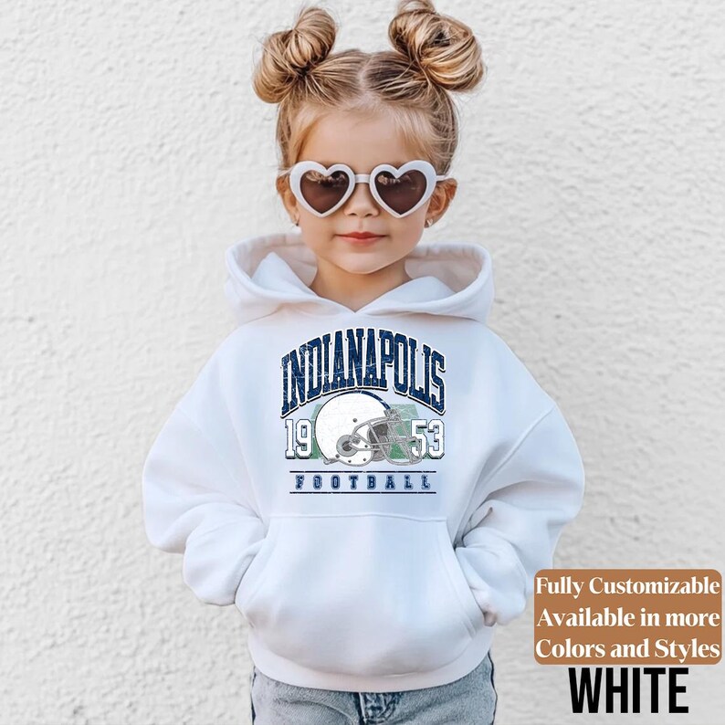 Indianapolis Kids Vintage Sweatshirt Style 06