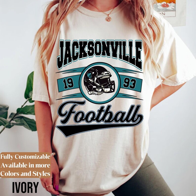 Comfort Colors Jacksonville Football Shirt Style 03