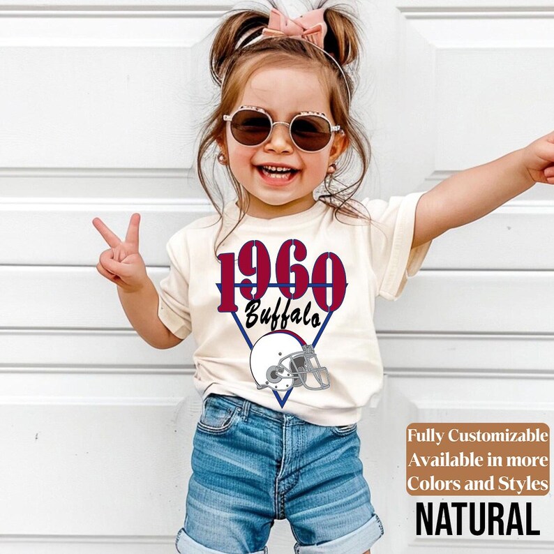 Buffalo kids football shirt style 8