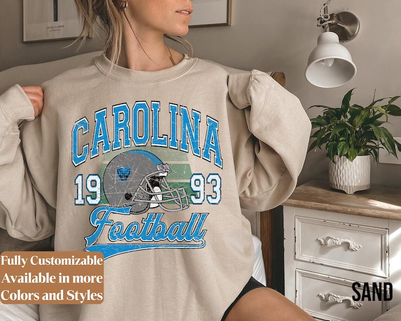 Vintage Carolina Football adults sweatshirt style 3