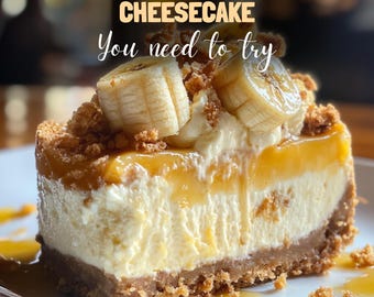 Tarta Cheesecake Platano Sin Horno Postre Platano Sin Horno MEJOR