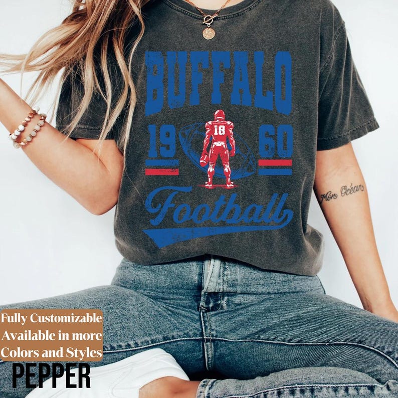 Comfort Colors Vintage Buffalo adults shirt style 1