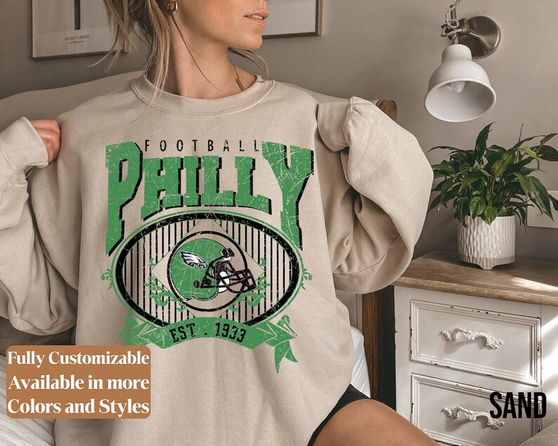 Vintage Philly Football adults sweatshirt style 05