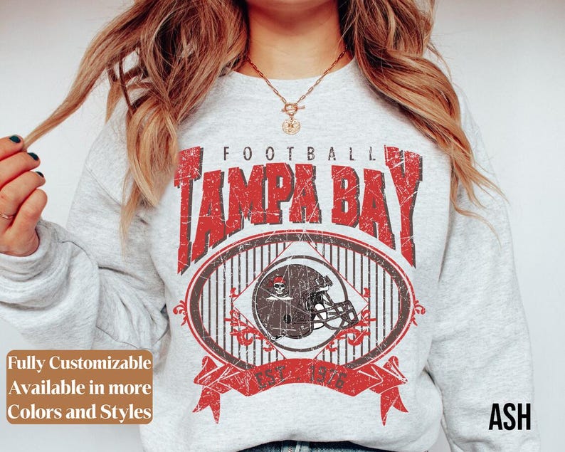 Vintage Tampa Bay Football adults sweatshirt style 04