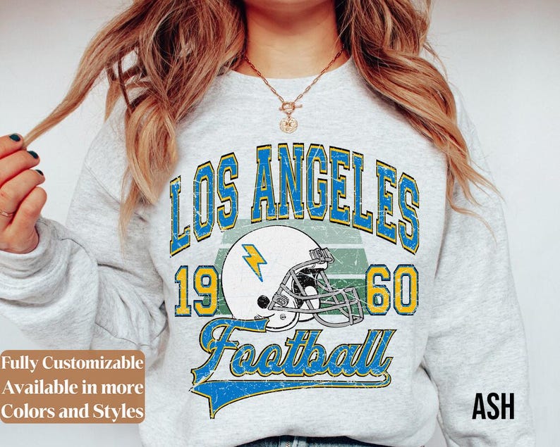 Vintage Los Angeles Football Sweatshirt · Style 02