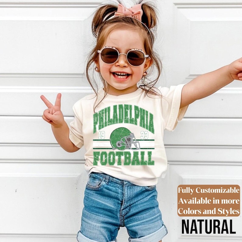 Philadelphia kids football shirt style 07