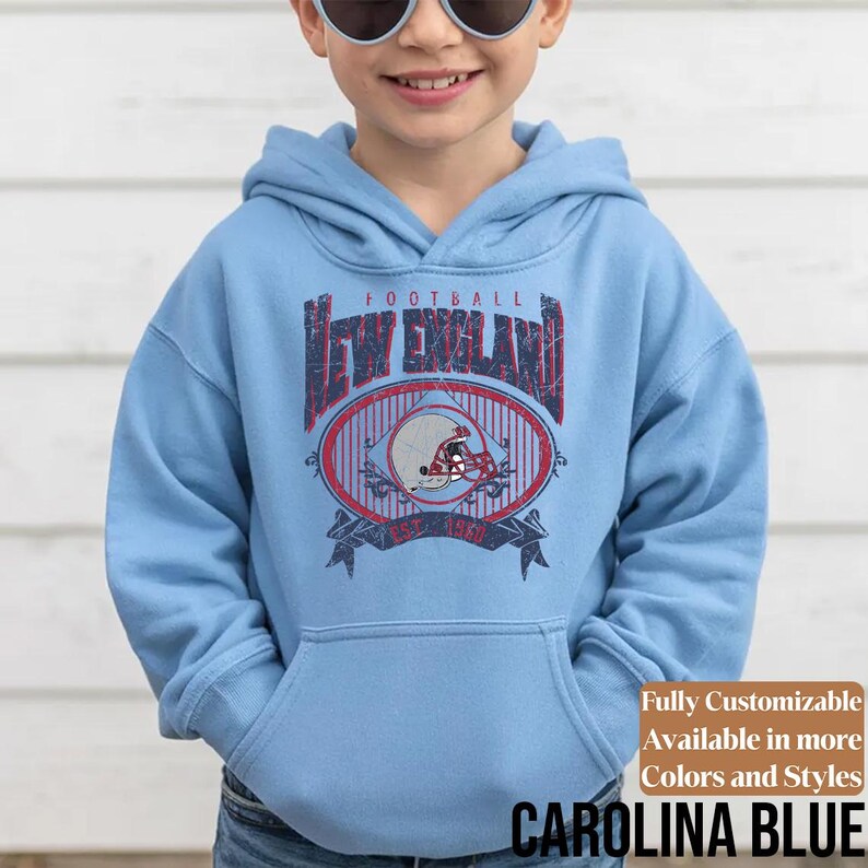 New England Football kids sweatshirt style 01
