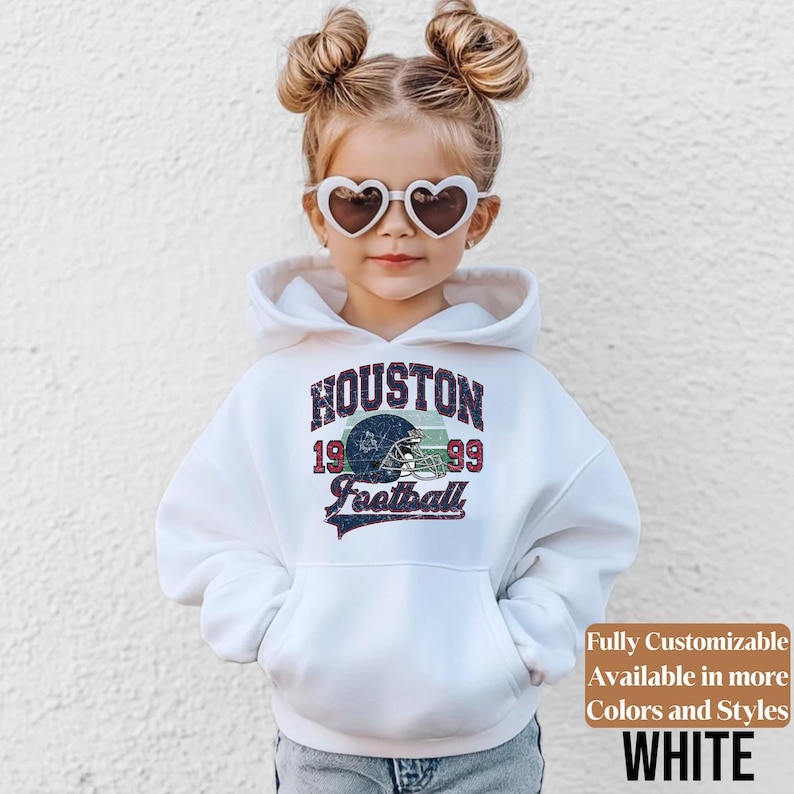 Houston Kids Vintage Sweatshirt Style 01