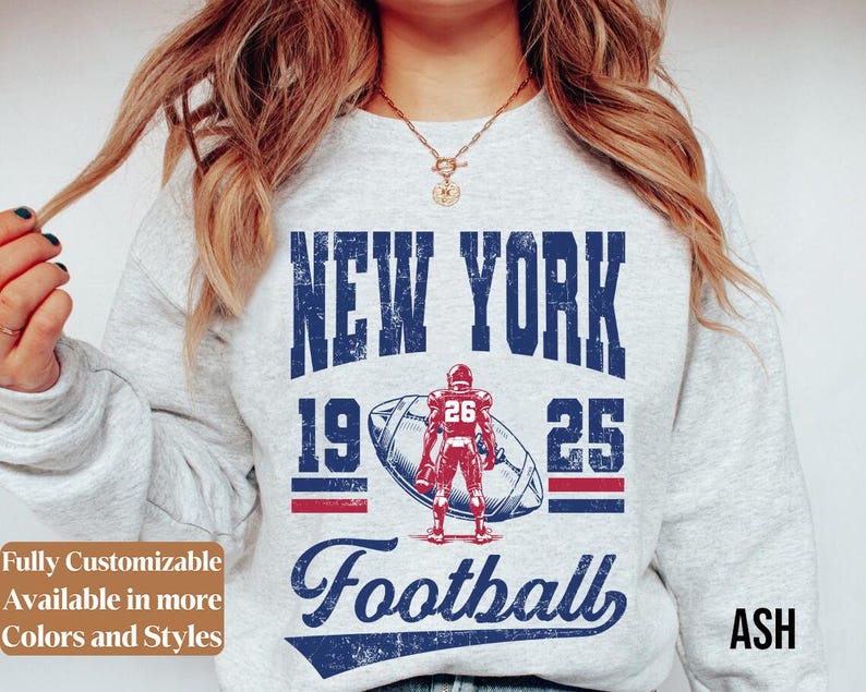 Vintage New York Football adults sweatshirt style 01