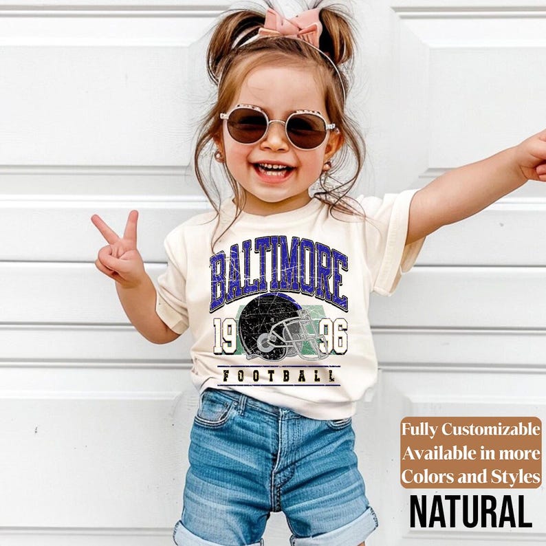 Baltimore kids football shirt style 13