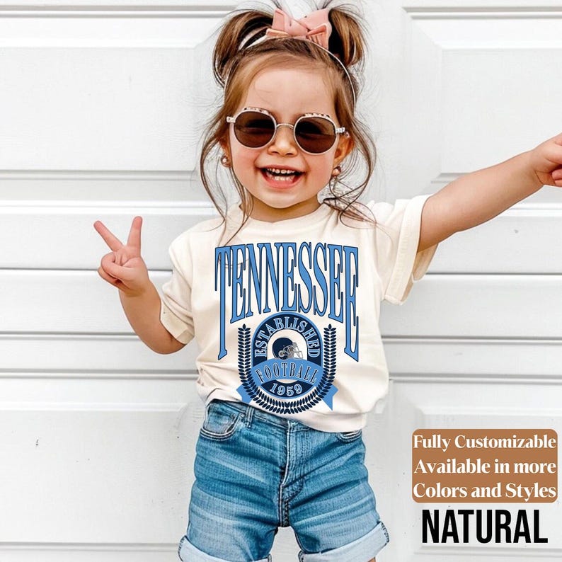 Tennessee kids football shirt style 13