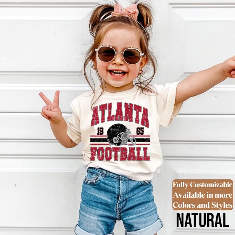 Atlanta kids football shirt style 4