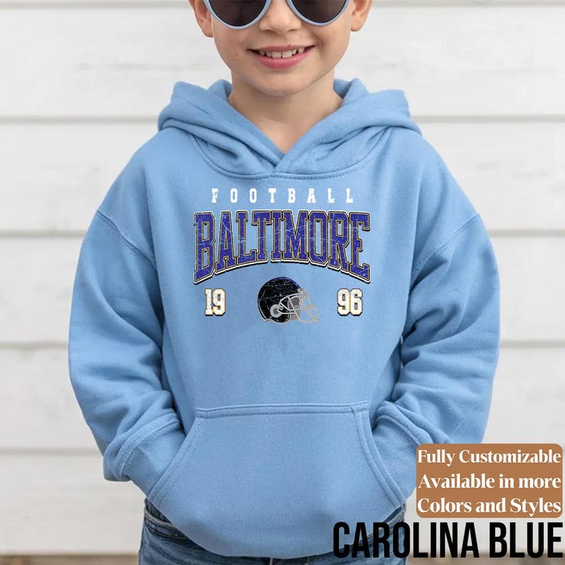 Baltimore Football vintage kids sweatshirt style 4