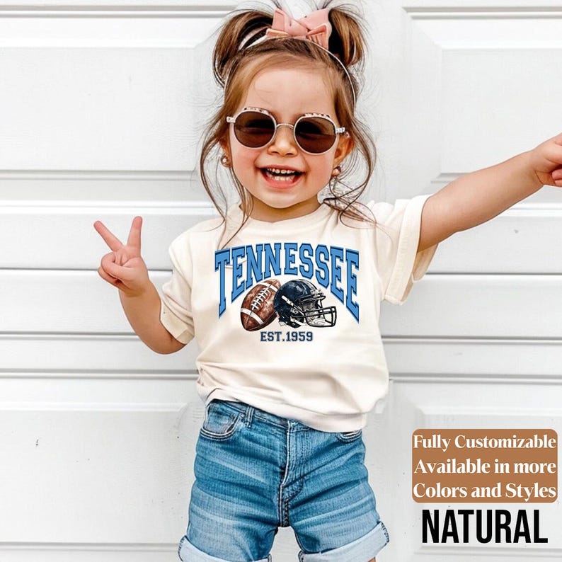 Tennessee kids football shirt style 14