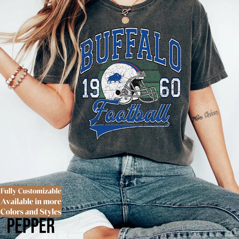 Comfort Colors Vintage Buffalo adults shirt style 3