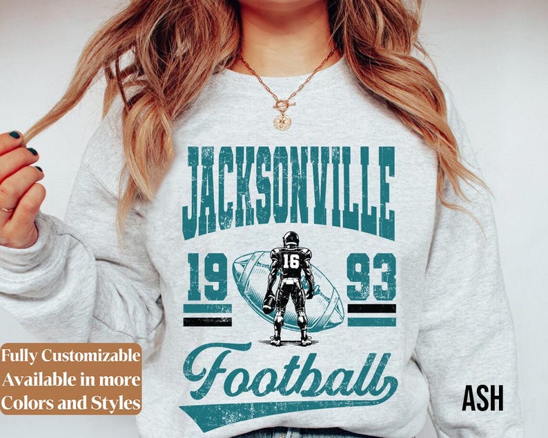 Vintage Jacksonville Football Sweatshirt Style 01